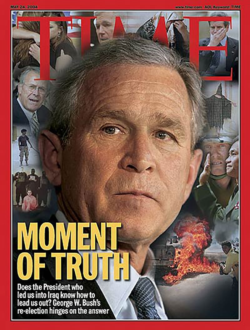 George W. Bush on the cover of Time Magazine's May 24, 2004 issue