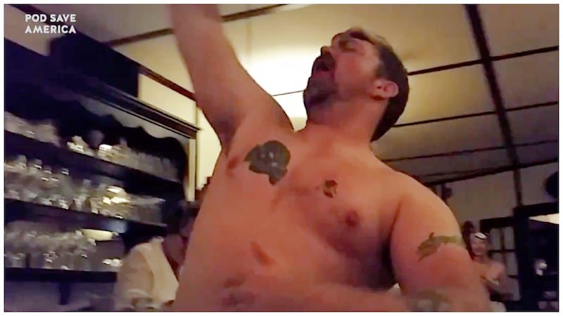 Platner's tattoo, as seen after a wedding.