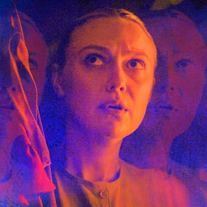 A photo illustration of Dakota Fanning in Vicious.