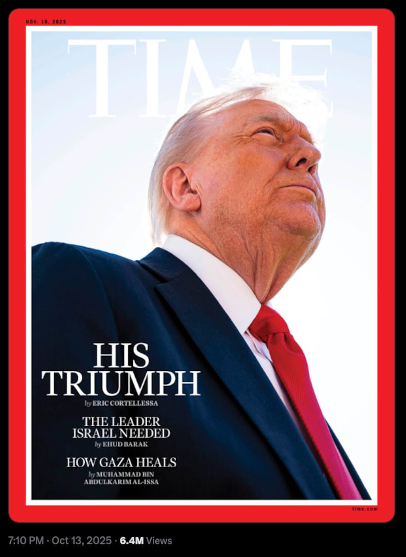 The cover of TIMe magazine that Trump hated.