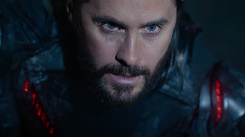 Jared Leto as Ares in Tron.