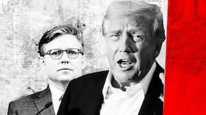 Mike Johnson and Donald Trump