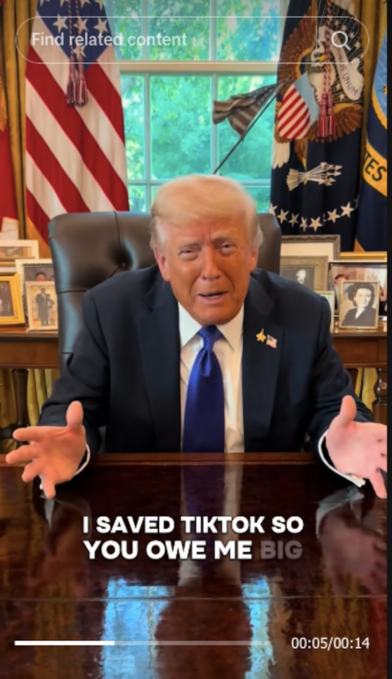 Donald Trump on TikTok