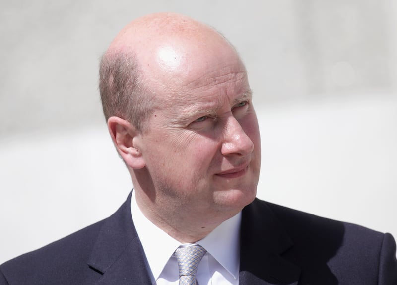 DUBLIN, IRELAND - MAY 18:  Sir Christopher Geidt looks on during a visit by Queen Elizabeth II and Prince Philip, Duke of Edinburgh to Government Buildings on Merrion Street on May 18, 2011 in Dublin, Ireland. The Duke and Queen's visit to Ireland is the first by a monarch since 1911. An unprecedented security operation is taking place with much of the centre of Dublin turning into a car free zone. Republican dissident groups have made it clear they are intent on disrupting proceedings.  (Photo by Chris Jackson/Getty Images)