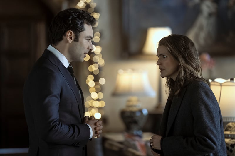 Aidan Turner and Keri Russell