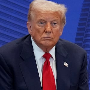 KUALA LUMPUR, MALAYSIA - OCTOBER 26: U.S. President Donald Trump and Malaysian Prime Minister Anwar Ibrahim attend a bilateral meeting at Kuala Lumpur Convention Centre on October 26, 2025 in Kuala Lumpur, Malaysia. Trump is in Malaysia for the Association of Southeast Asian Nations (ASEAN) summit, and will next travel to Japan, en route to South Korea for the Asia-Pacific Economic Cooperation (APEC) forum. (Photo by Andrew Harnik/Getty Images)