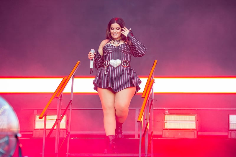 MUNICH, GERMANY - AUGUST 30: Nelly Furtado performs onstage during Superbloom Festival on August 30, 2025 in Munich, Bavaria.