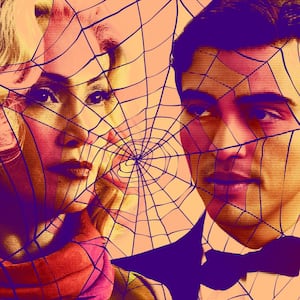 Jennifer Lopez and Tonatiuh in 'Kiss Of The Spider Woman'